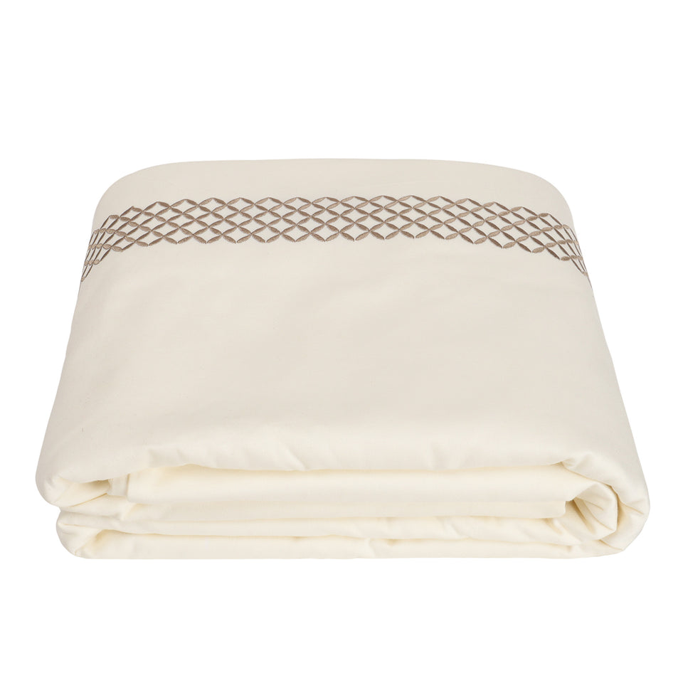 Waffle Duvet Cover - Cream