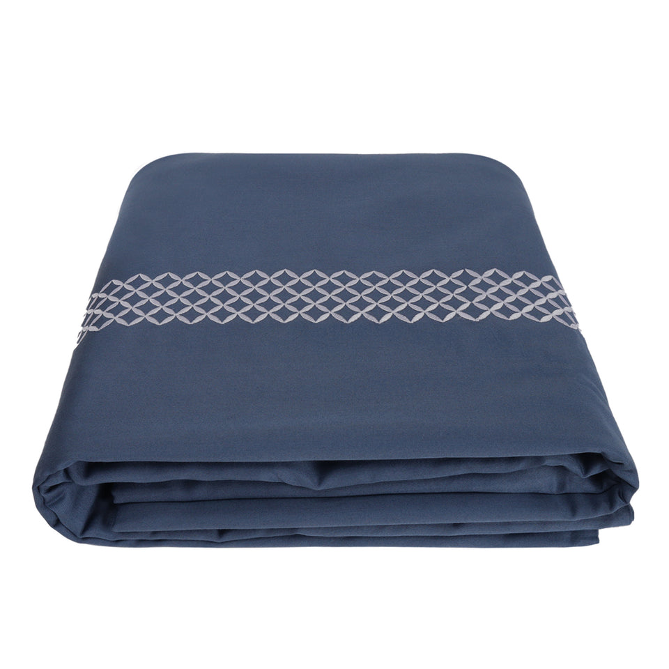 Waffle Duvet Cover - Moonlight Blue