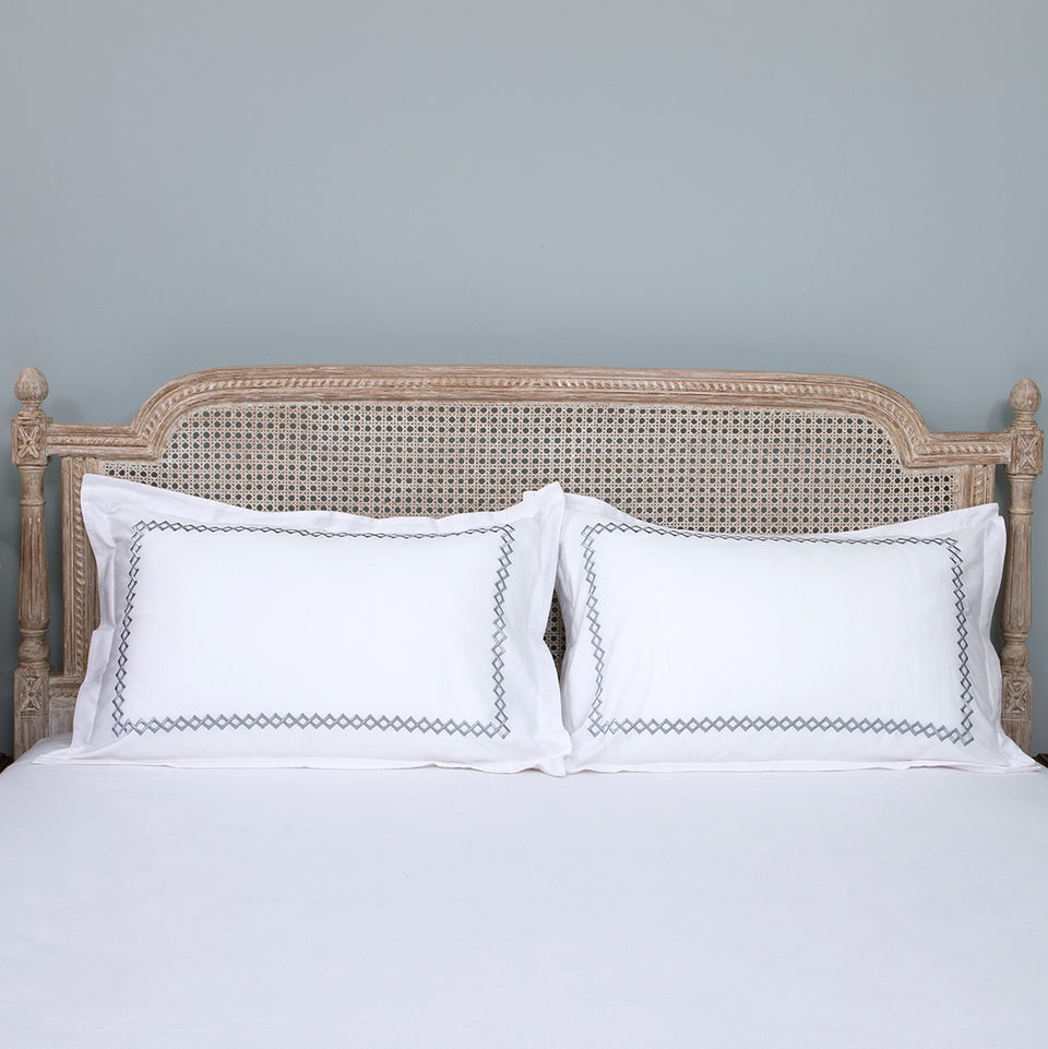 Modern white bedsheet