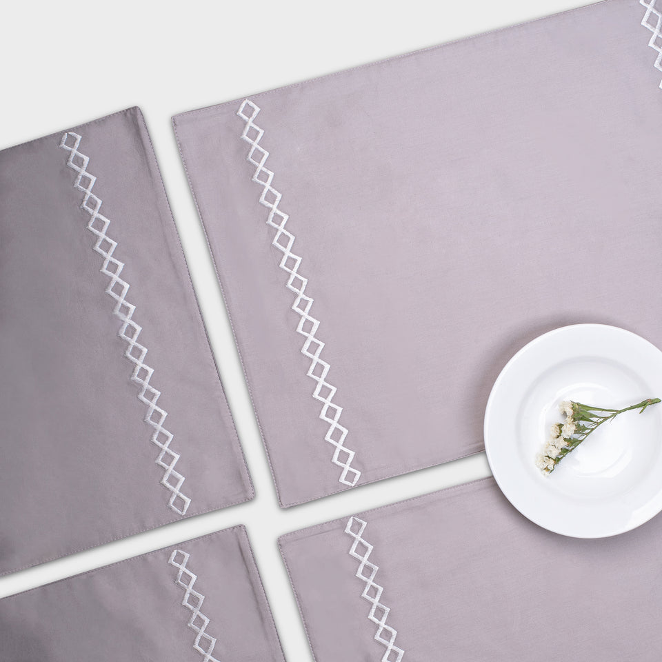 Cubes Tablemats - Modern Grey