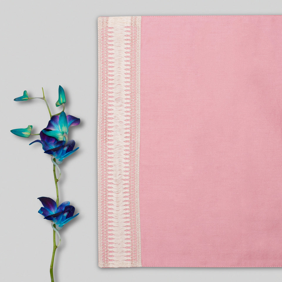 Lace Tablemats - Coral Peach