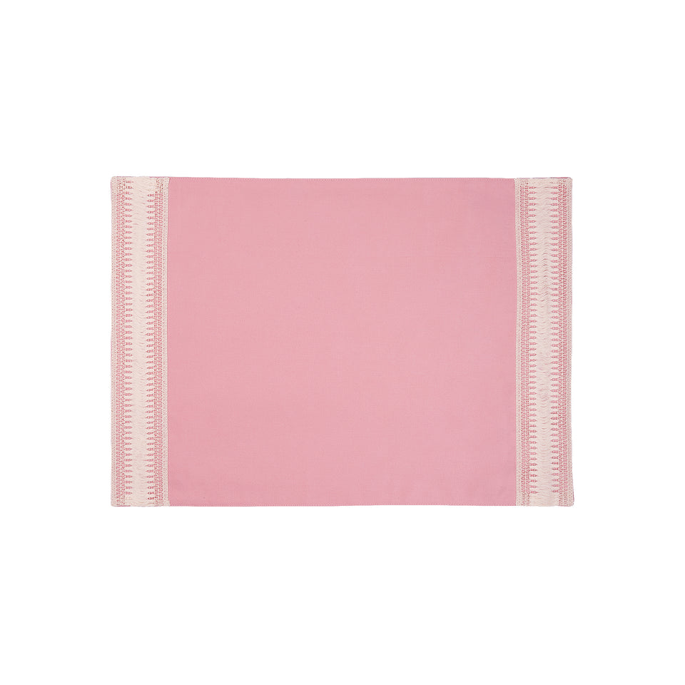 Lace Tablemats - Coral Peach