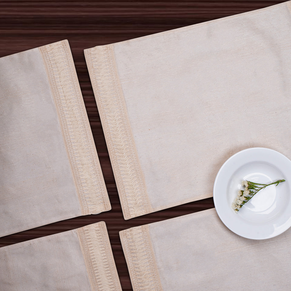 Lace Tablemats - Cream