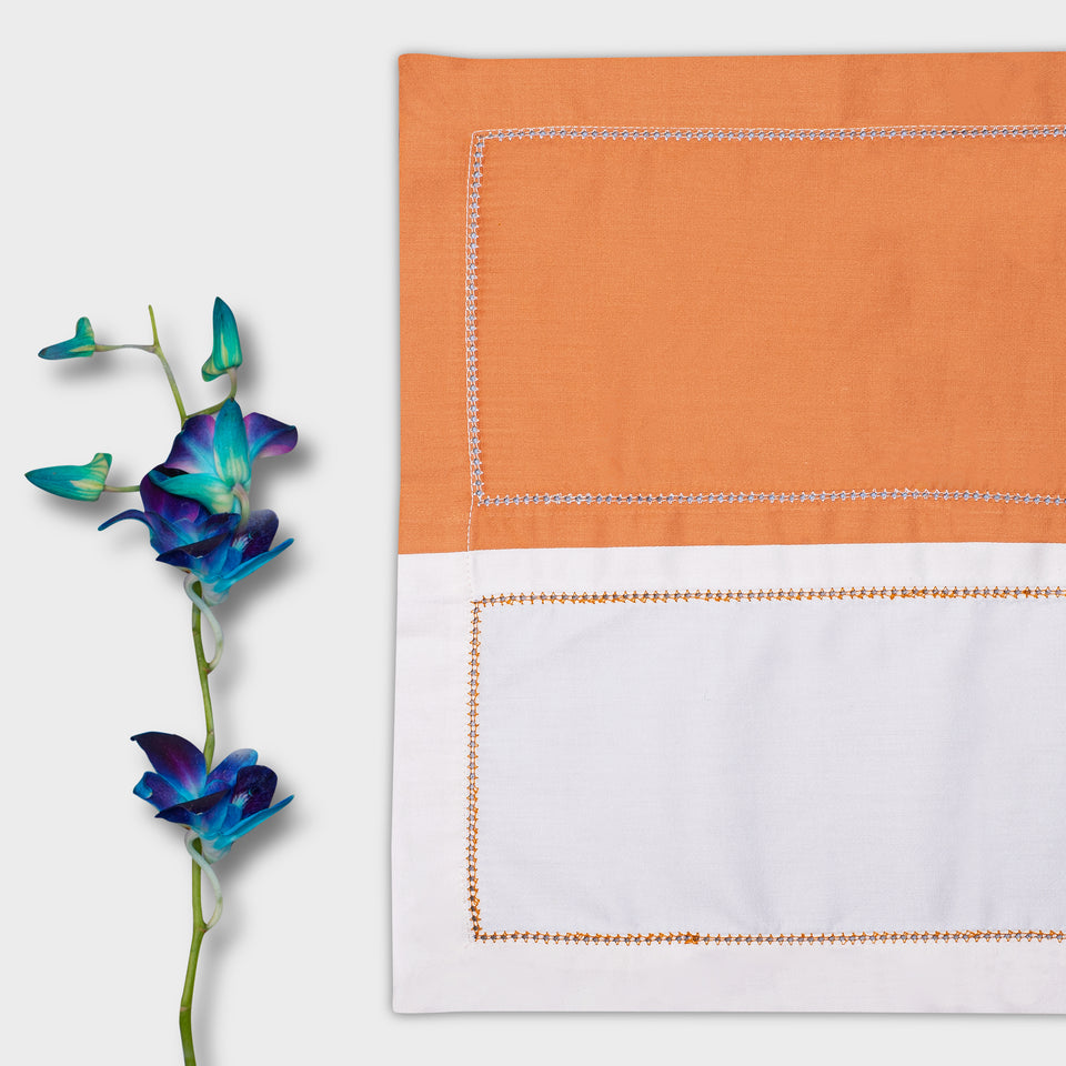 Fusion Tablemats - Copper & Cream