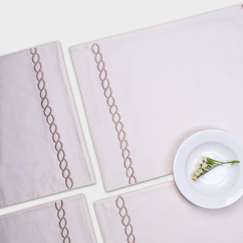 Petals Tablemats - Cream