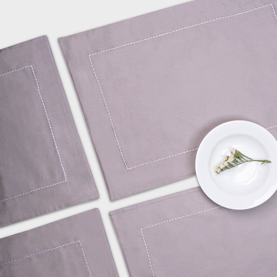 Rice Tablemats - Modern Grey