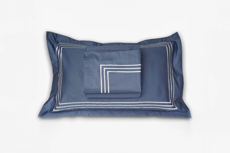 Modern blue bedsheet