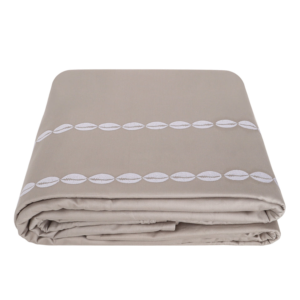 Sea Shell Duvet Cover - Modern Grey