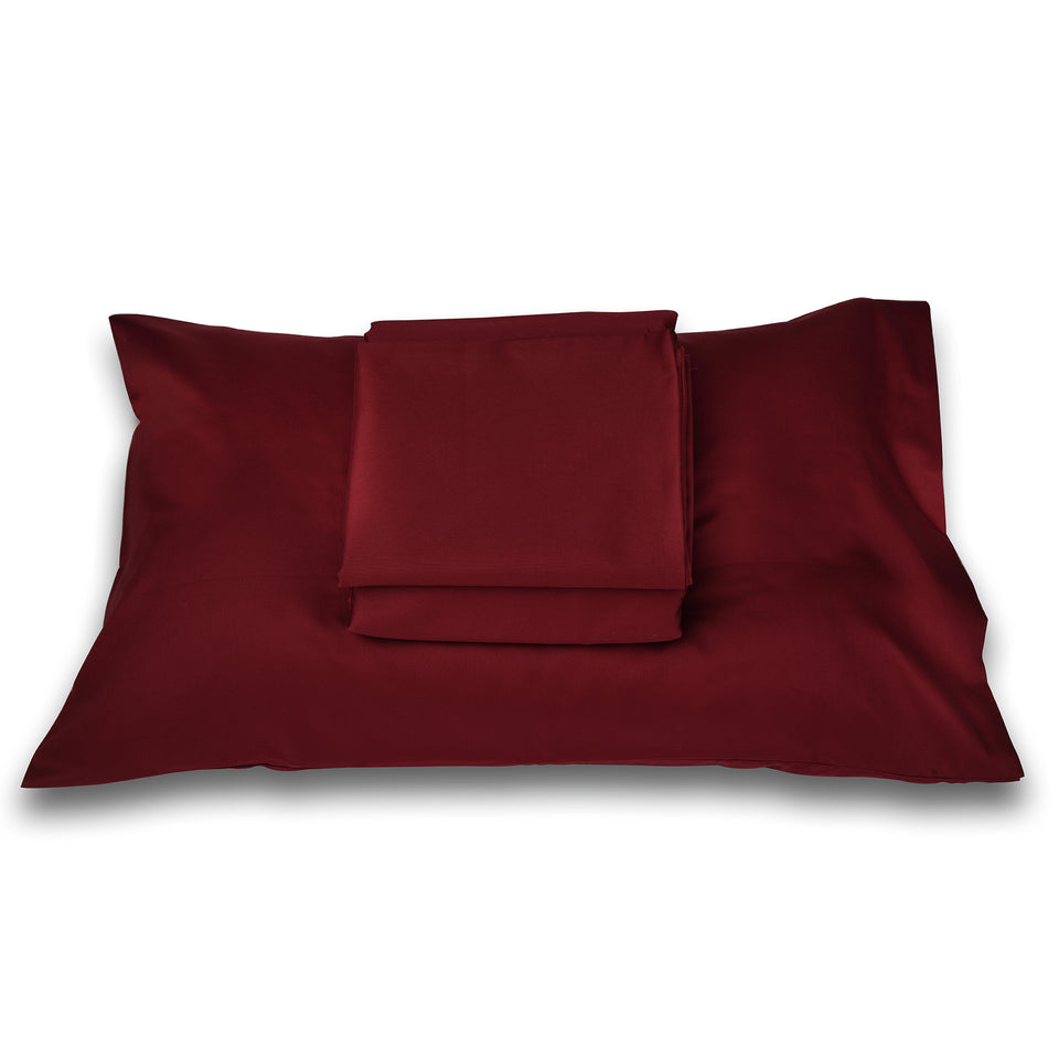 Modern maroon bedsheet